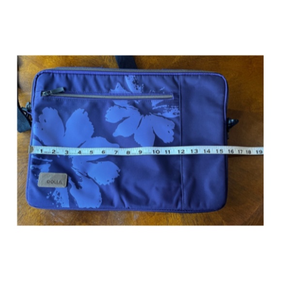 Purple Floral GOLLA Laptop Bag - Picture 7 of 7